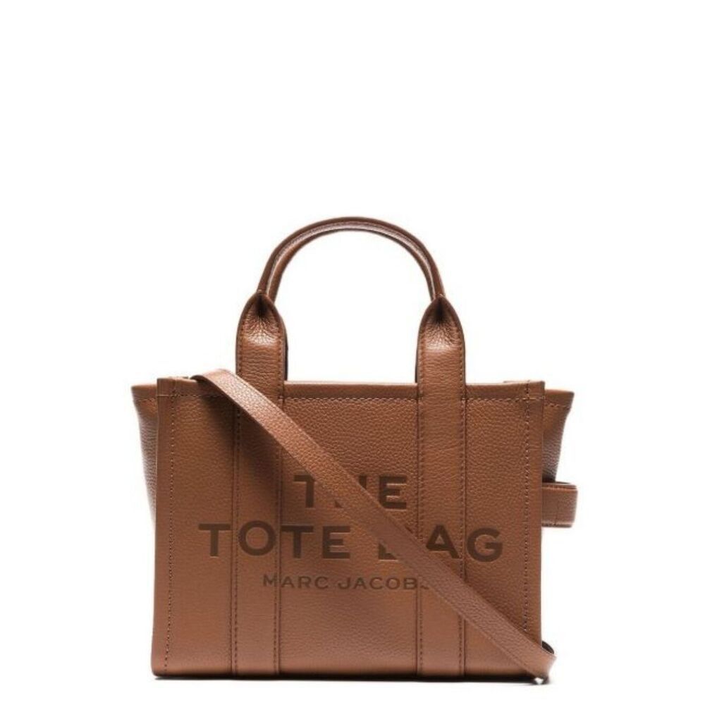 Marc Jacobs The Leather Small Tote bag in Brown - Picture 6 of 16